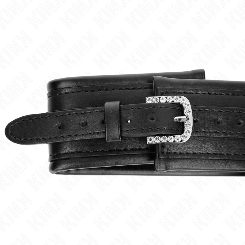 KINK - 65 CM BELT COLLAR WITH SHINY BUCKLE 48.5 CM X 5.3 CM