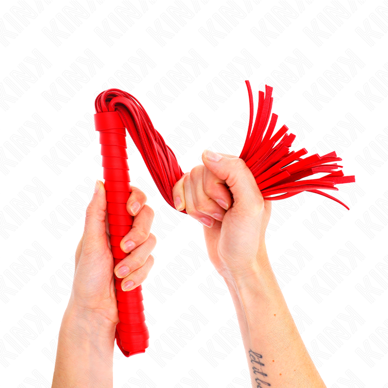 KINK - CHICOTE COM CABO VERMELHO TEXTURIZADO 48,5 CM