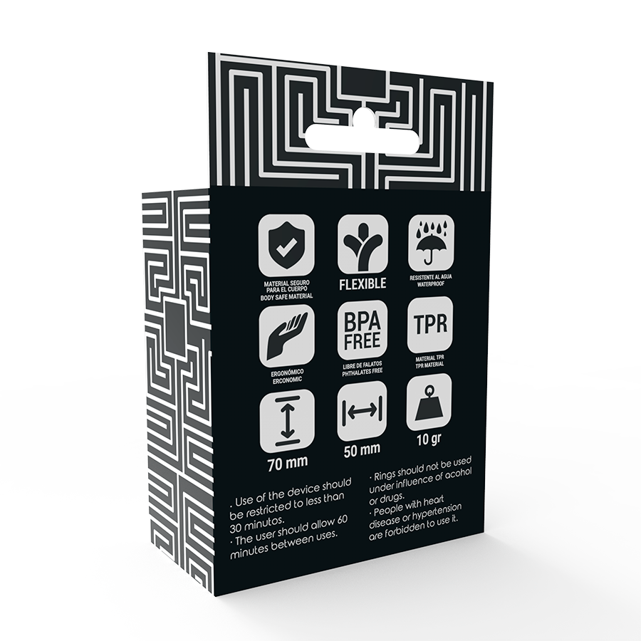 ADDICTED TOYS - CONJUNTO DE ANÉIS PARA PÊNIS POTENZ CLEAR