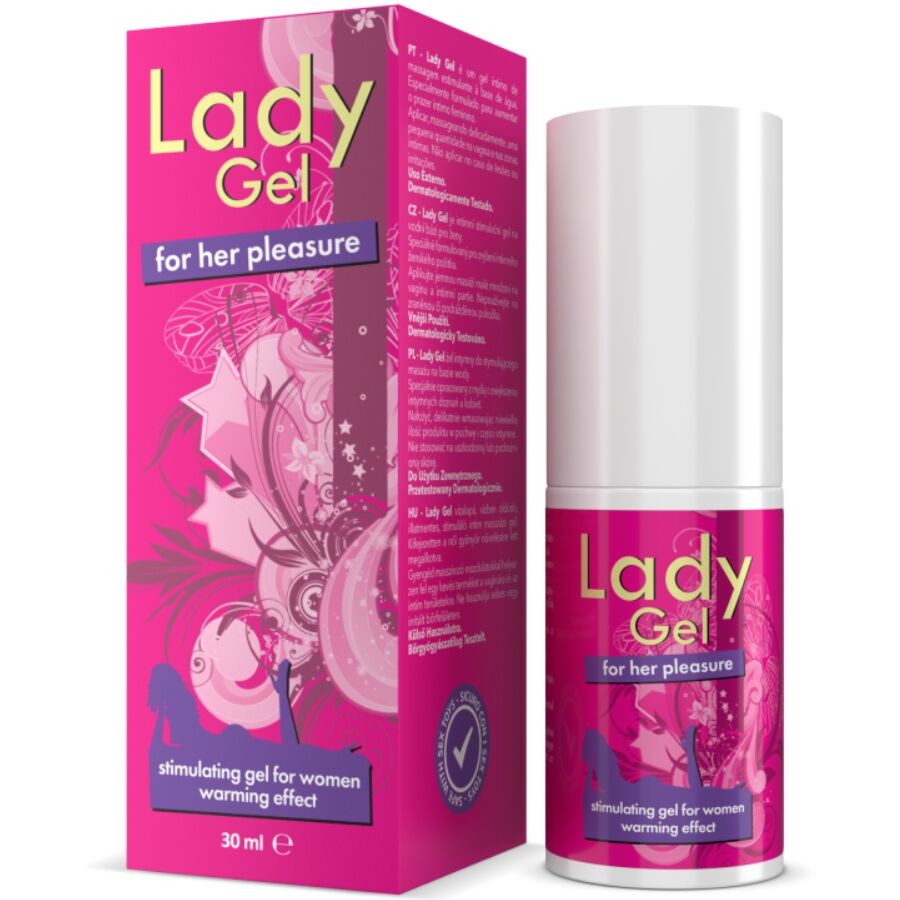 INTIMATELINE - LADY GEL PARA GER PLEASURE GEL ESTIMULANTE EFEITO CALOR PARA ELA 30 ML