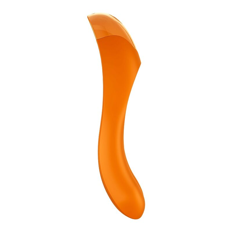 SATISFYER - VIBRADOR DE DEDO CANDY CANE ORANGE