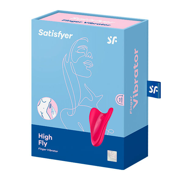 SATISFYER - VIBRADOR HIGH FLY DEDAL FÚCSIA