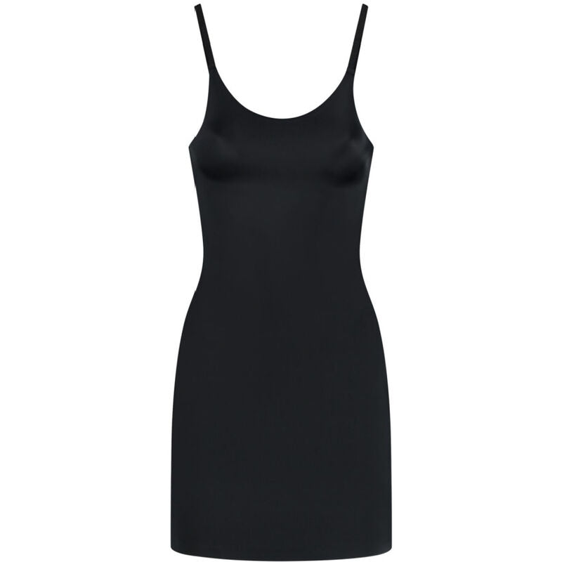 BYE-BRA - SINGLE VESTIDO INVISIBLE NEGRO TALLA XXL