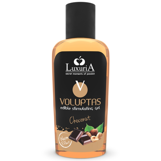 INTIMATELINE LUXURIA - VOLUPTAS GEL DE MASSAGEM COMESTÍVEL EFEITO CALOR - CHOCONUT 100 ML