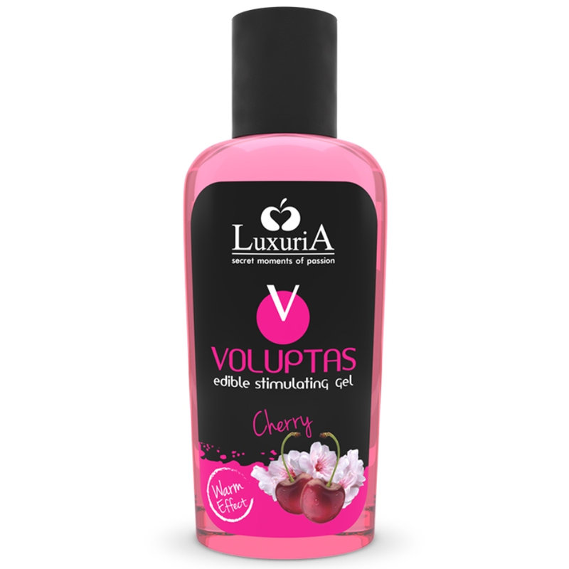 INTIMATELINE LUXURIA - VOLUPTAS GEL DE MASSAGEM COMESTÍVEL EFEITO CALOR - CEREJA 100 ML