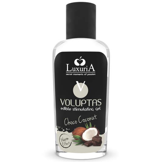 INTIMATELINE LUXURIA - VOLUPTAS GEL DE MASSAGEM COMESTÍVEL EFEITO CALOR - COCO E CREME 100 ML