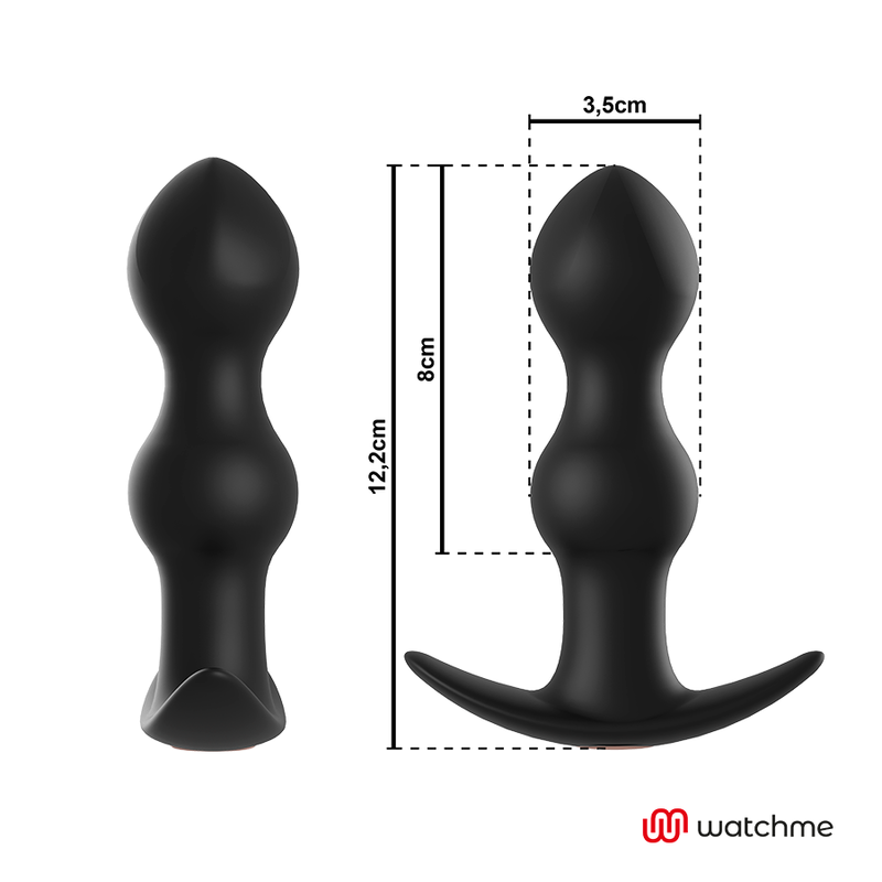 ANBIGUO - WATCHME REMOTE CONTROL ANAL VIBRATING PLUG TIBERIO