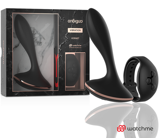 ANBIGUO - WATCHME CONTROLE REMOTO VIBRADOR PLUG ANAL VERNET