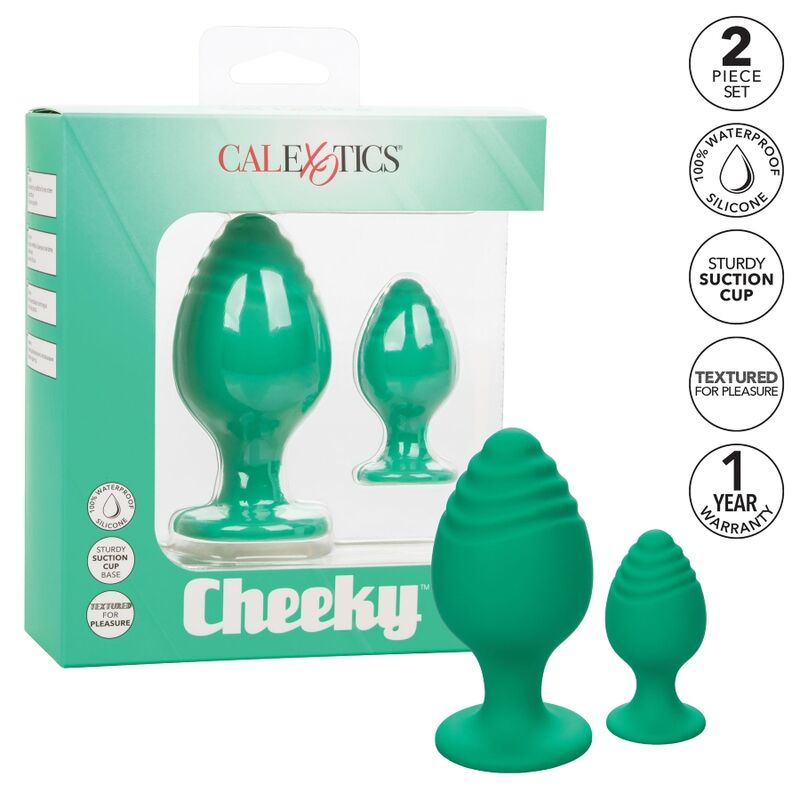 CALEXOTICS - CHEEKY ANAL PLUGS GREEN