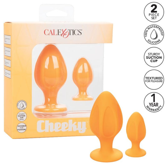 CALEXOTICS - PLUGUES ANAL LARANJA CHEEKY