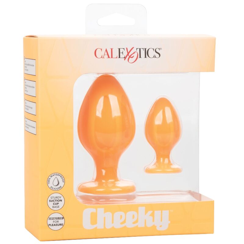 CALEXOTICS - PLUGUES ANAL LARANJA CHEEKY