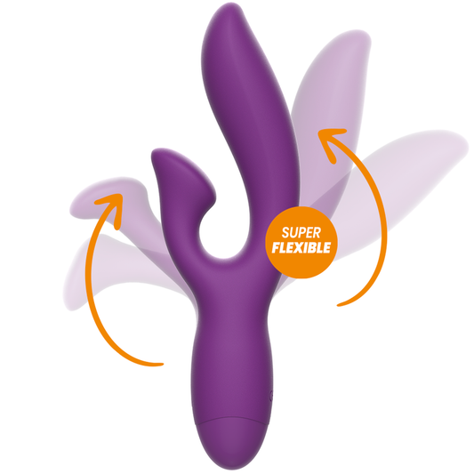 REWOLUTION - REWOFUN FLEXIBLE VIBRATOR WITH RABBIT