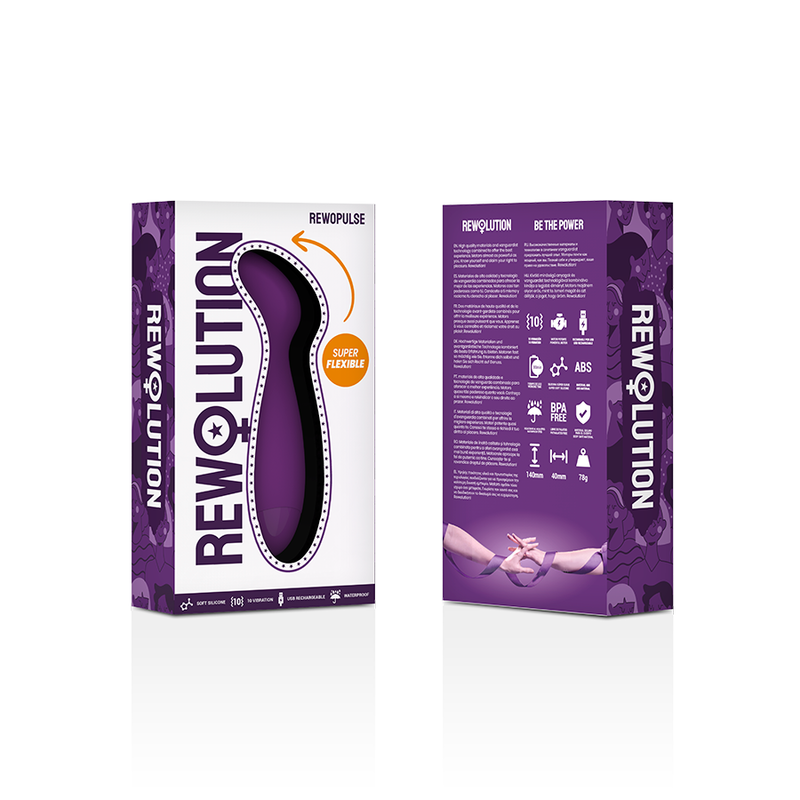 REWOLUTION - REWOPULSE VIBRADOR FLEXÍVEL ESTIMULADOR DO PONTO G