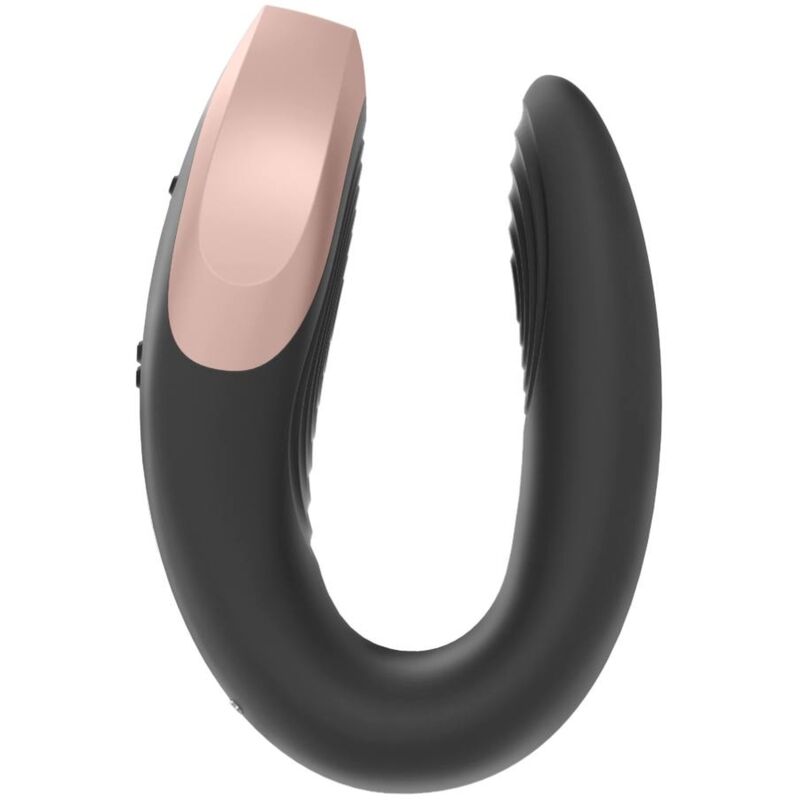 SATISFYER - DOUBLE LOVE APP VIBRATOR FOR COUPLES LUXURY BLACK