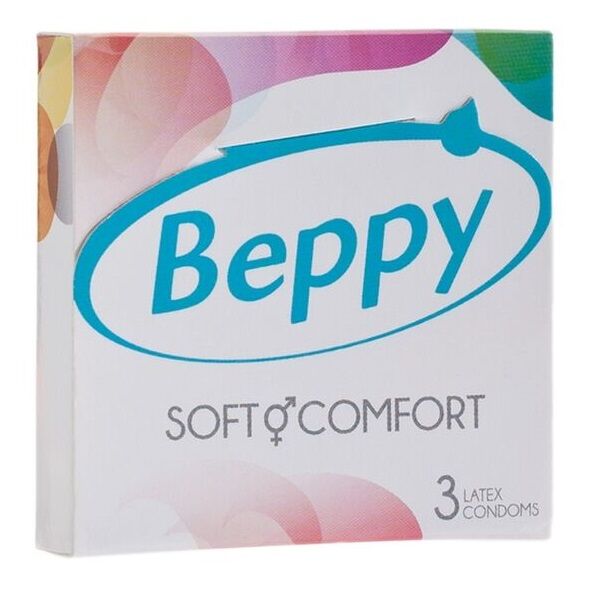 BEPPY - 3 PRESERVATIVOS MACIOS E CONFORTÁVEIS