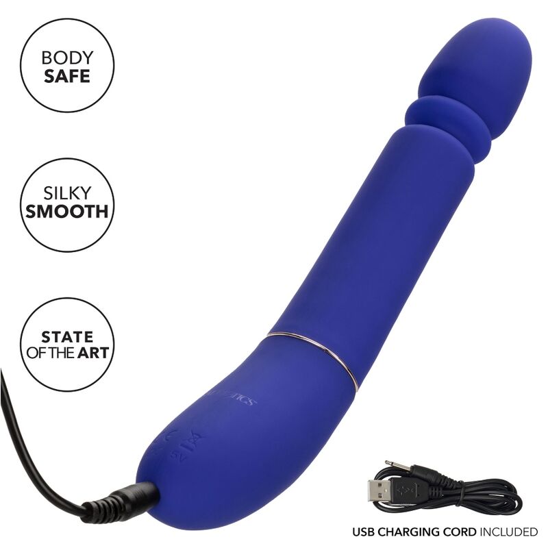 CALEXOTICS - SHAMELESS SLIM THUMPER MASSAGER AZUL