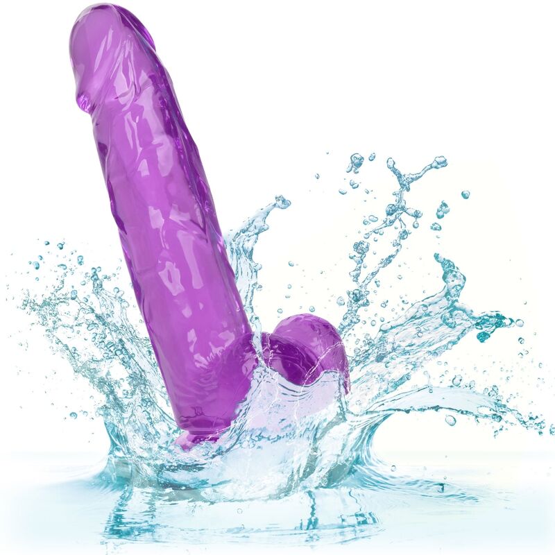 CALEXOTICS - SIZE QUEEN DILDO LILA 15.3 CM