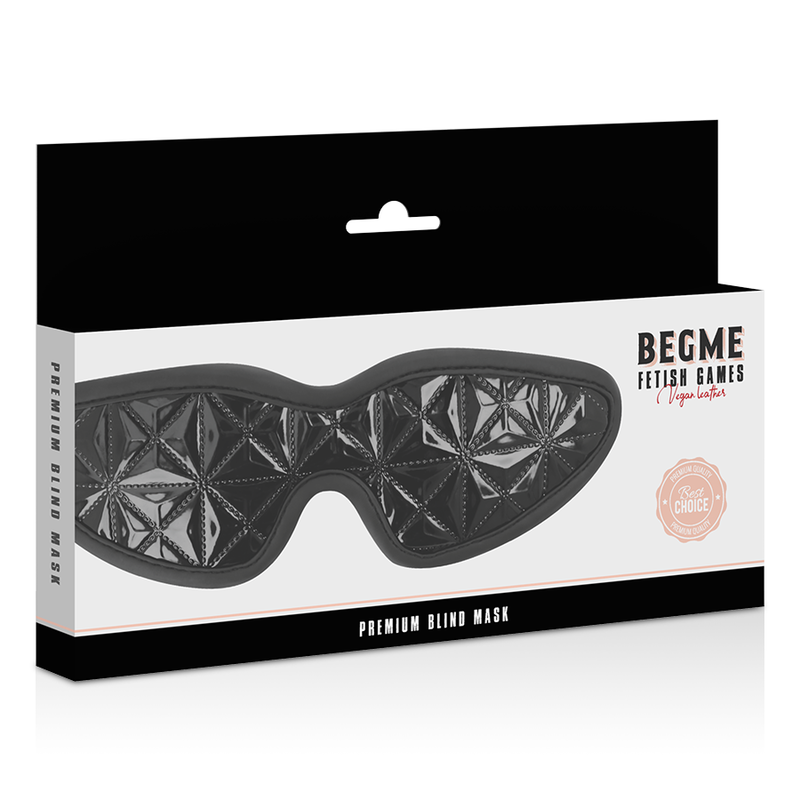 BEGME - MÁSCARA ELÁSTICA PARA OS OLHOS BLACK EDITION COM FORRO DE NEOPRENE