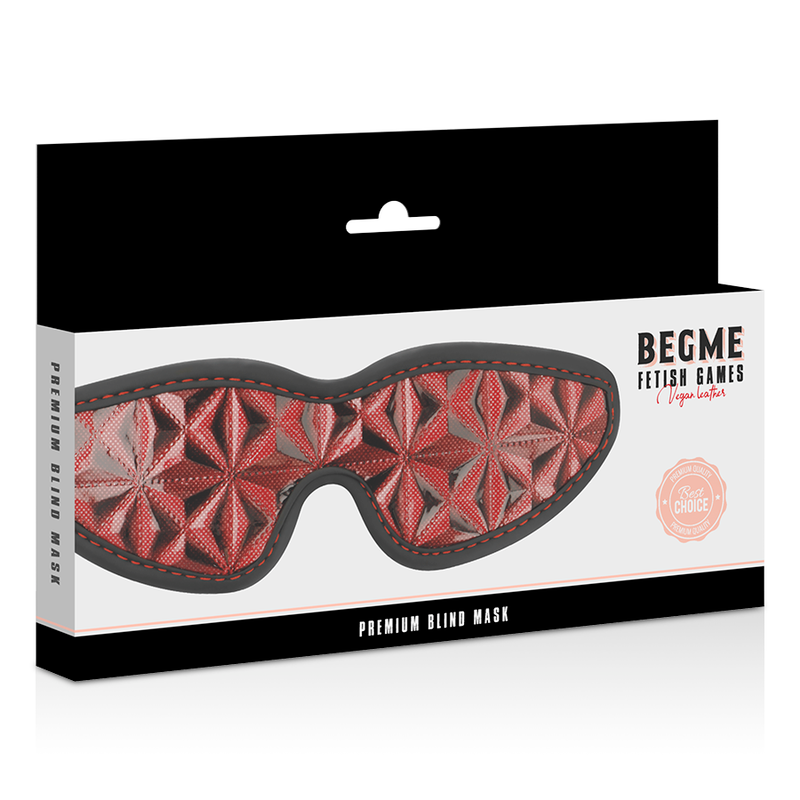 BEGME - MÁSCARA ELÁSTICA PARA OS OLHOS RED EDITION COM FORRO DE NEOPRENE