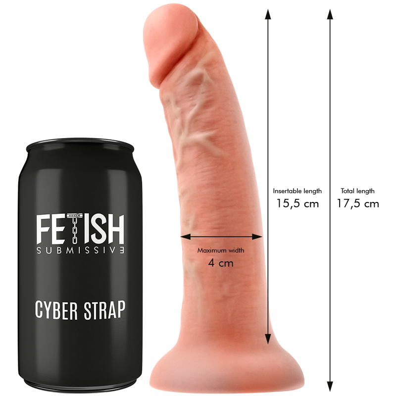 FETISH SUBMISSIVE CYBER STRAP - ARREIO COM DILDO E CONTROLE REMOTO DE BALA WATCHME S TECHNOLOGY