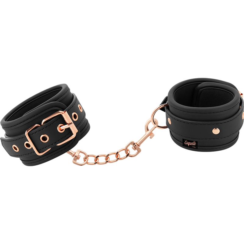 COQUETTE CHIC DESIRE - FANTASY VEGAN LEATHER HANDCUFFS WITH NOPRENE LINING