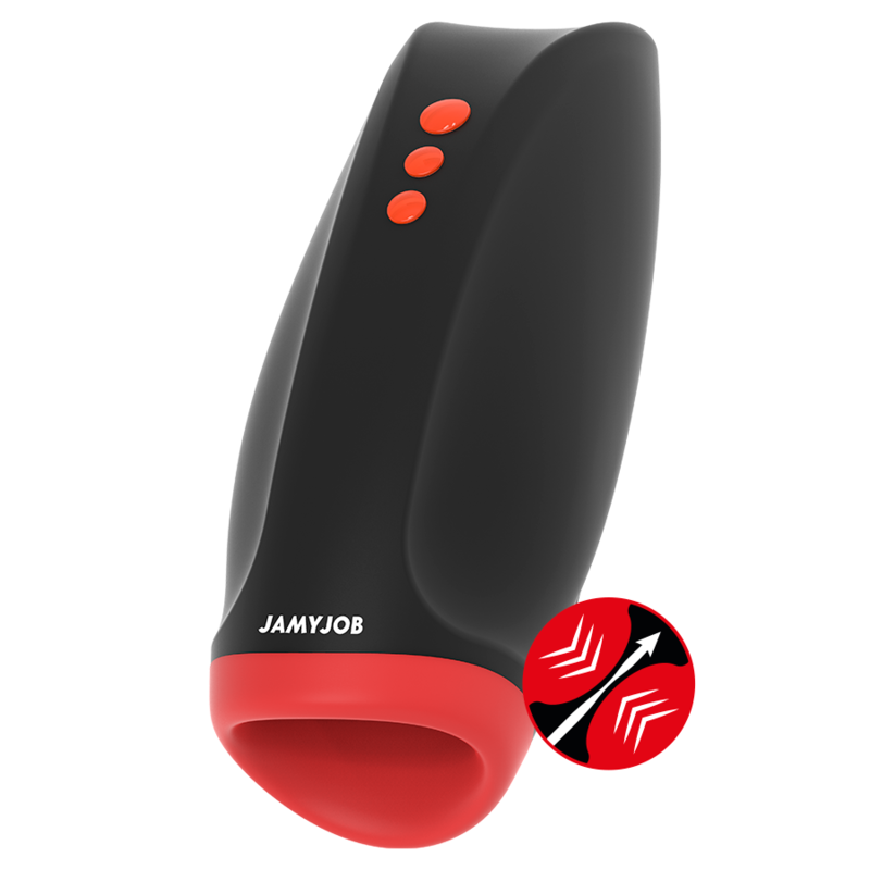 JAMYJOB - NOVAX MASTURBATOR WITH VIBRATION AND COMPRESSION