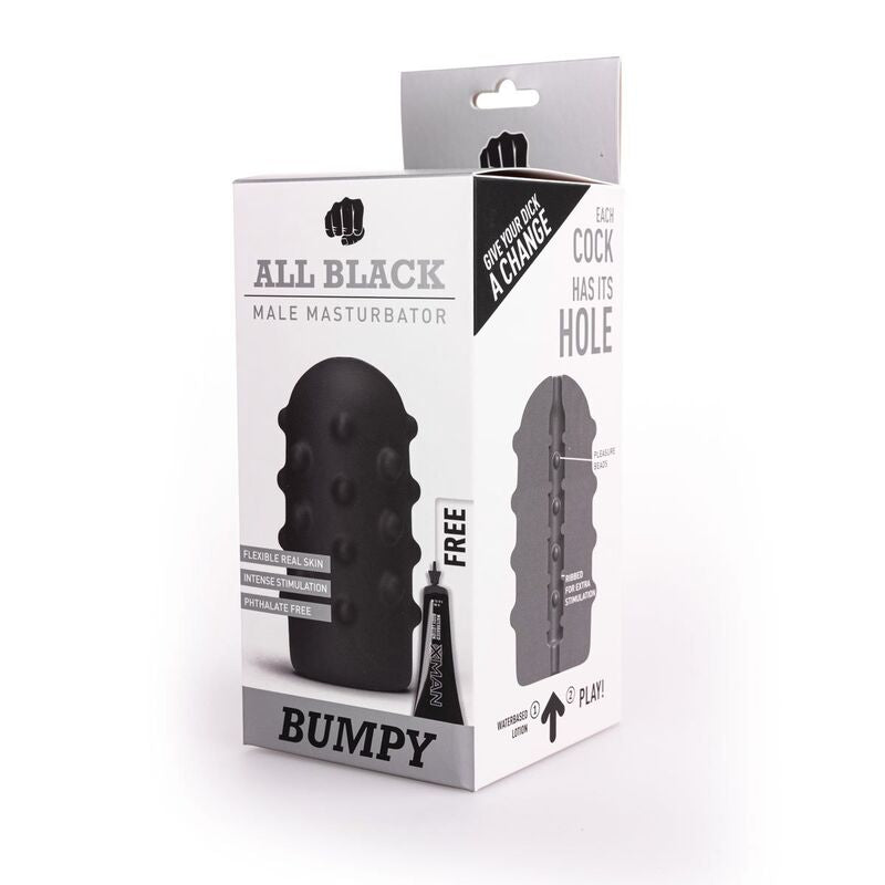 ALL BLACK - BUMPY MASTURBATOR