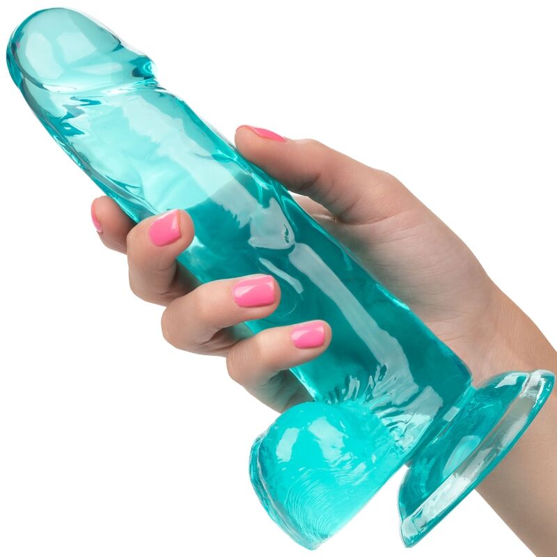 CALEXOTICS - DILDO TAMANHO QUEEN AZUL 15,3 CM