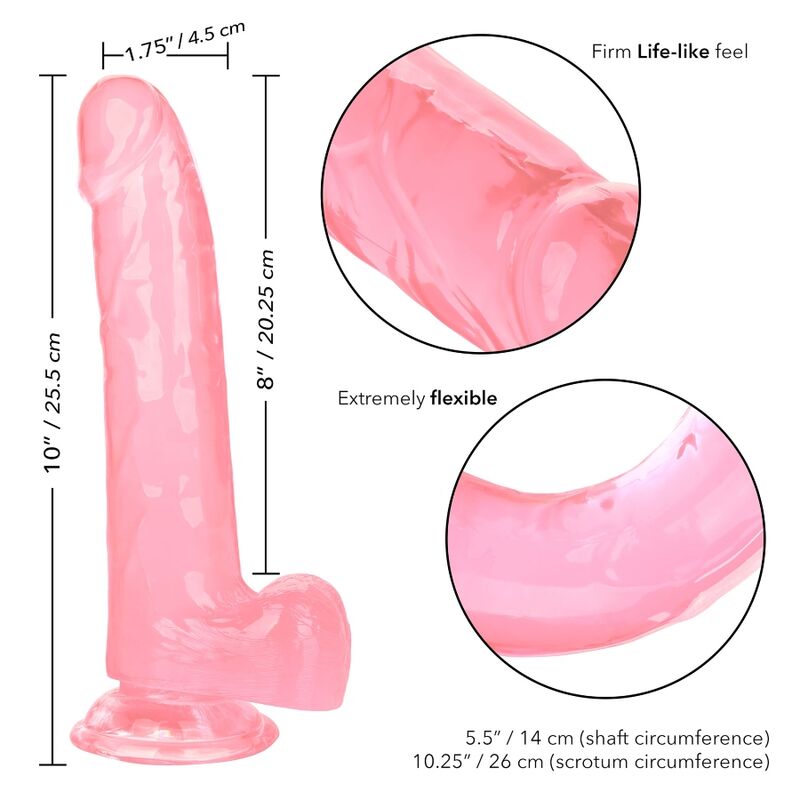 CALEXOTICS - QUEEN SIZE PINK DILDO 20.3 CM