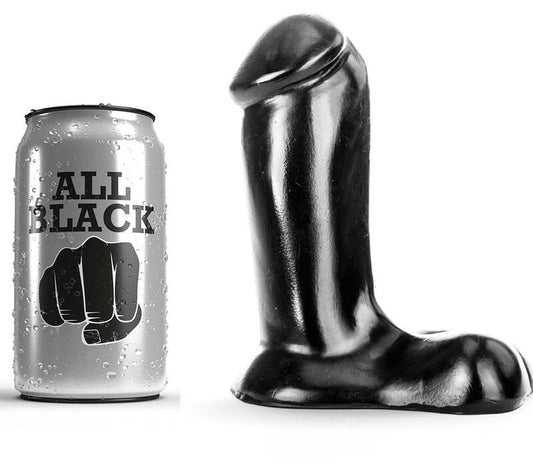 ALL BLACK - DILDO REALISTA 14 CM