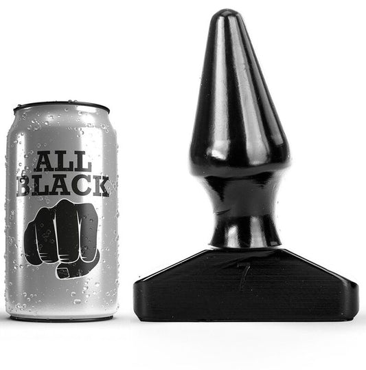 ALL BLACK - PLUG ANAL DE 16 CM