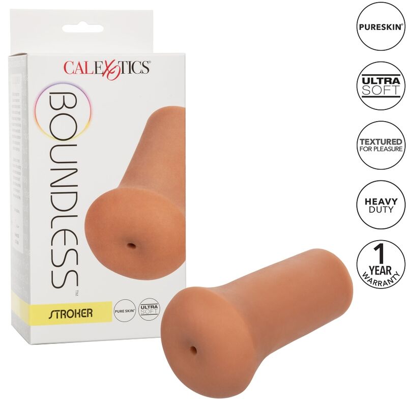 CALEXOTICS - MASTURBADOR BOUNDLESS STROKER COR CARAMELO