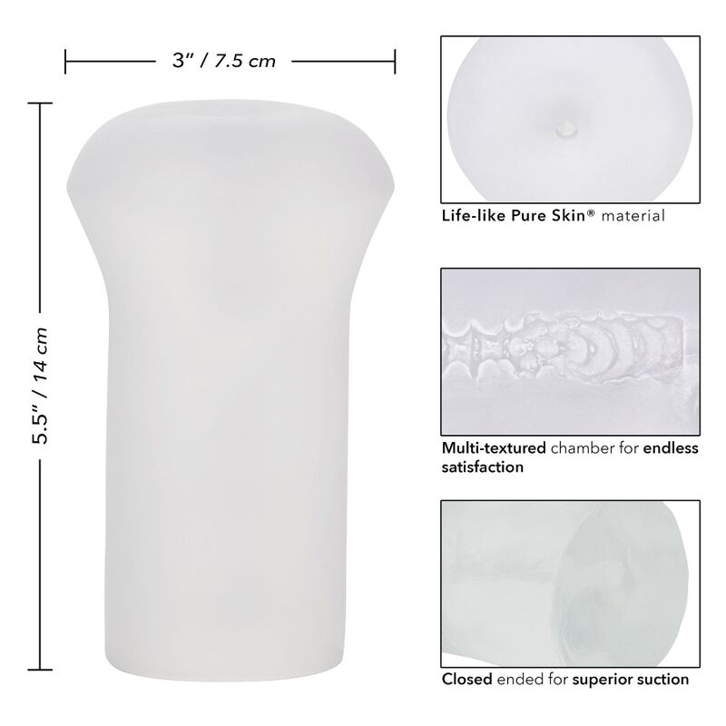 CALEXOTICS - MASTURBADOR TRANSPARENTE BOUNDLESS STROKER