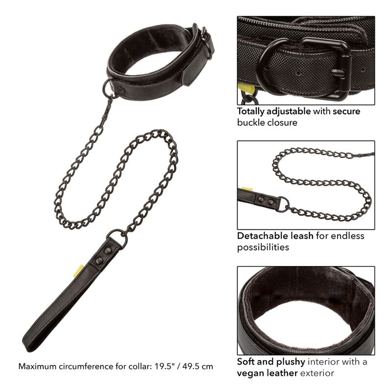 CALEXOTICS - BOUNDLESS COLLAR WITH LEASH