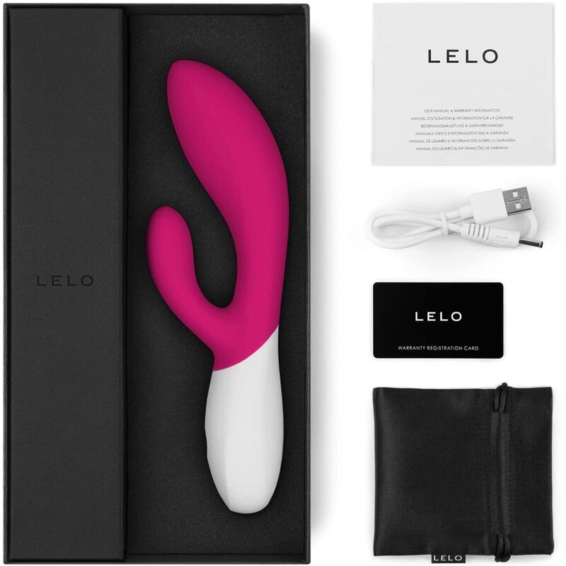 LELO - INA WAVE 2 VIBRADOR DE LUXO MOVIMENTO ESPECIAL FÚCSIA