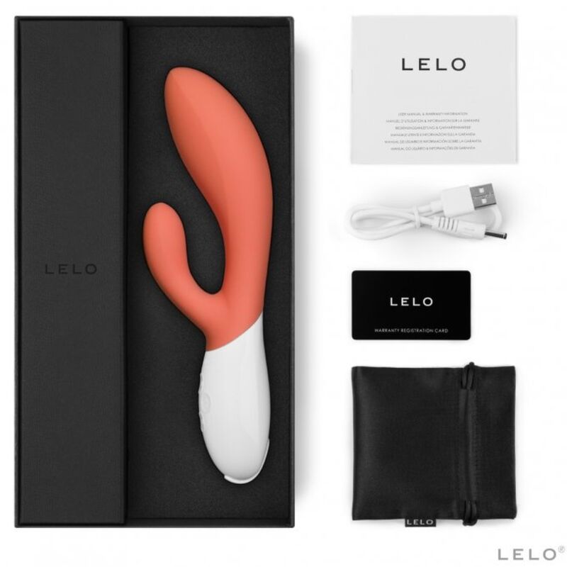 LELO - INA 3 CORAL LUXURY RABBIT VIBRADOR