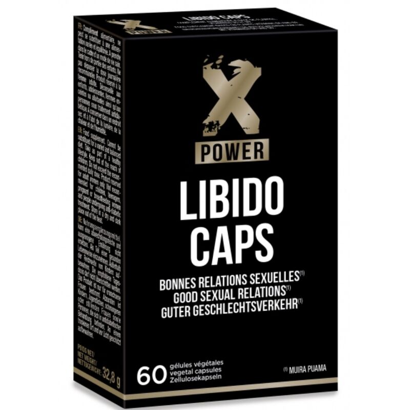 XPOWER - LIBIDO CAPS SUPLEMENTO AUMENTA LIBIDO E PRAZER 60 UNIDADES