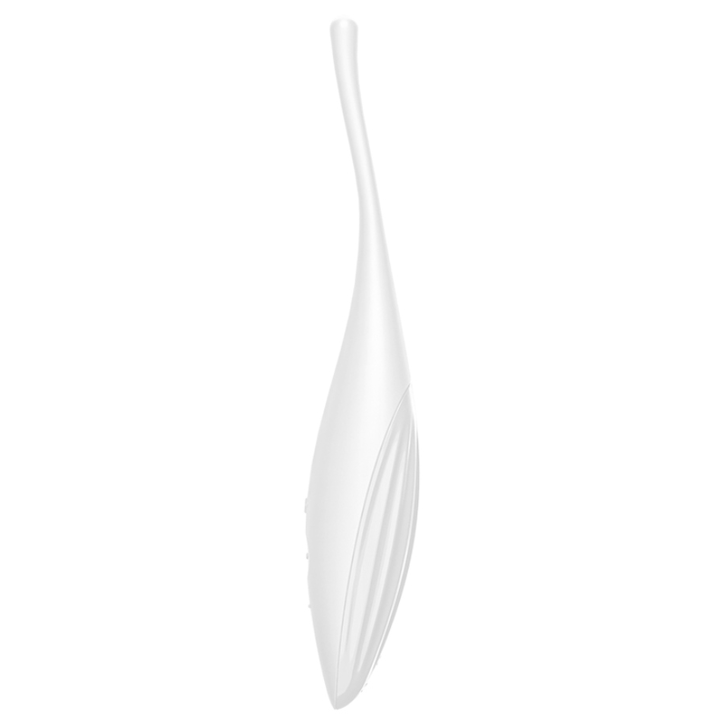 SATISFYER - TWIRLING JOY CLITORIS STIMULATOR WHITE