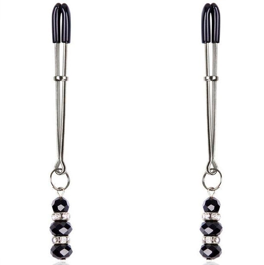 OHMAMA FETISH - NIPPLE CLAMPS WITH CRYSTAL STONES