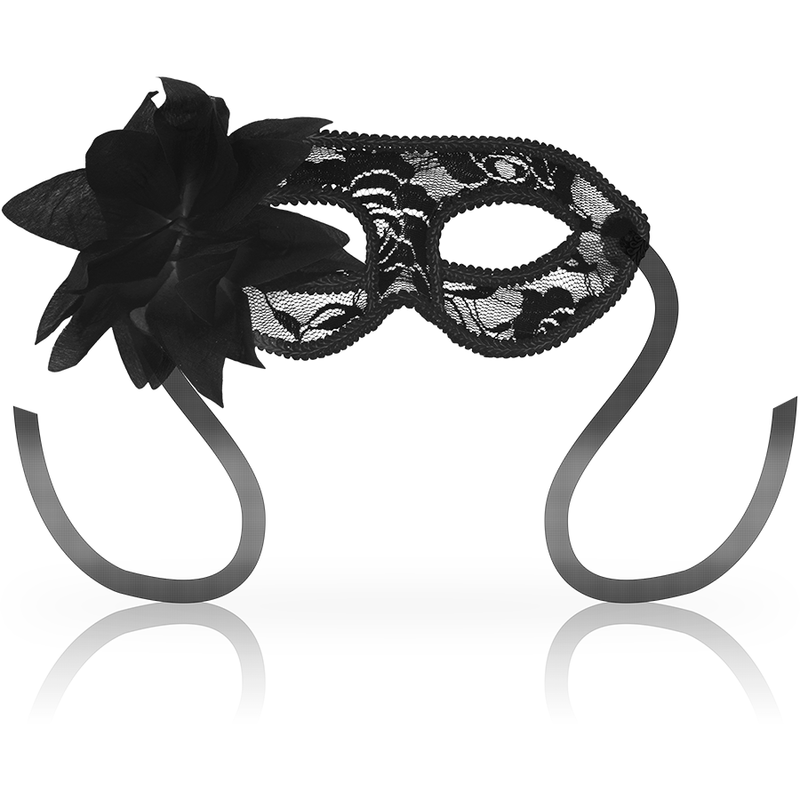 OHMAMA - MASKS WITH LACE AND BLACK FLOWER