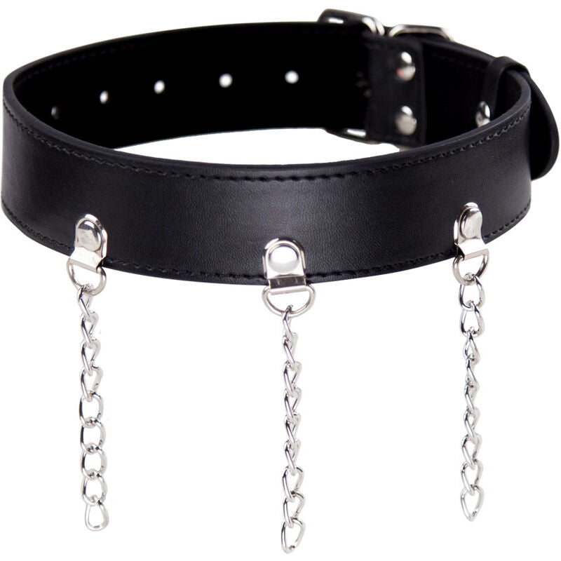 OHMAMA FETISH - FETISH COLLAR WITH RINGS