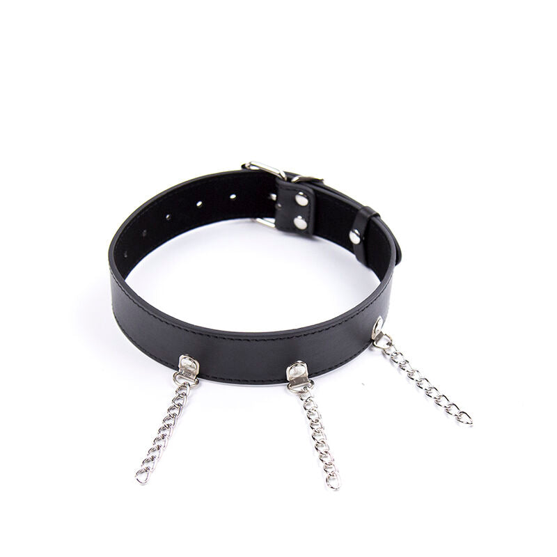 OHMAMA FETISH - FETISH COLLAR WITH RINGS