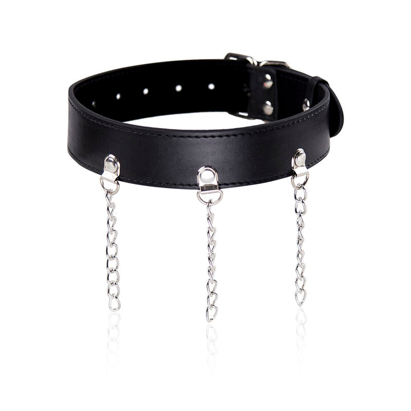 OHMAMA FETISH - FETISH COLLAR WITH RINGS