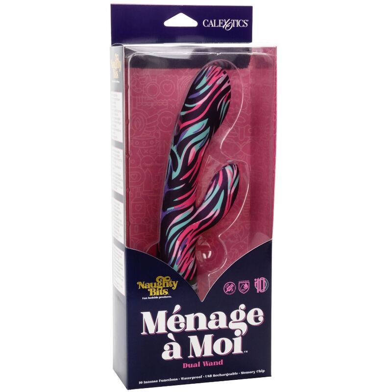 CALEXOTICS - MENAGE A MOI DUAL WAND VIBRATOR