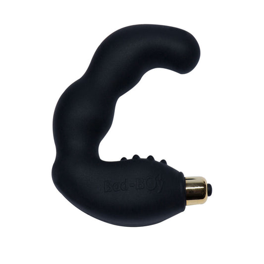 ROCKS-OFF - MASSAGEADOR MASCULINO BAD BOY BLACK G-SPOT 