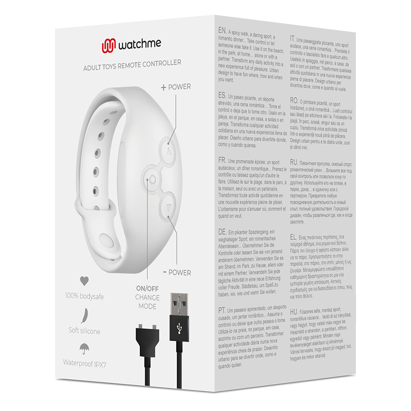 WATCHME - RELÓGIO DE CONTROLE REMOTO NÍVEO COM TECNOLOGIA SEM FIO