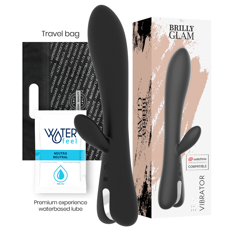 BRILLY GLAM - ERIK VIBRATOR COMPATIBLE WITH WATCHME WIRELESS TECHNOLOGY