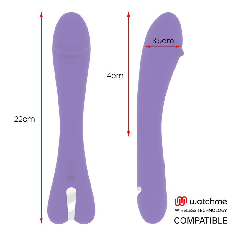 MR BOSS - VIBRADOR ENZO COMPATÍVEL COM TECNOLOGIA WIRELESS WATCHME