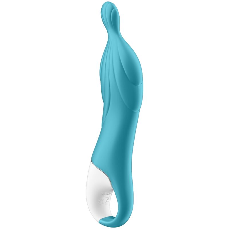 SATISFYER - VIBRADOR INCRÍVEL COM 2 PONTOS TURQUESA