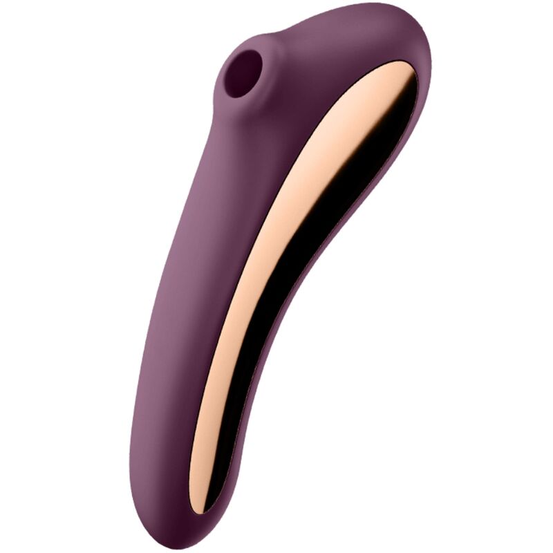 SATISFYER - ESTIMULADOR DE CLITÓRIS DUAL KISS ROXO